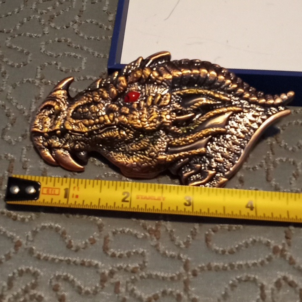 Dragon head belt buckle